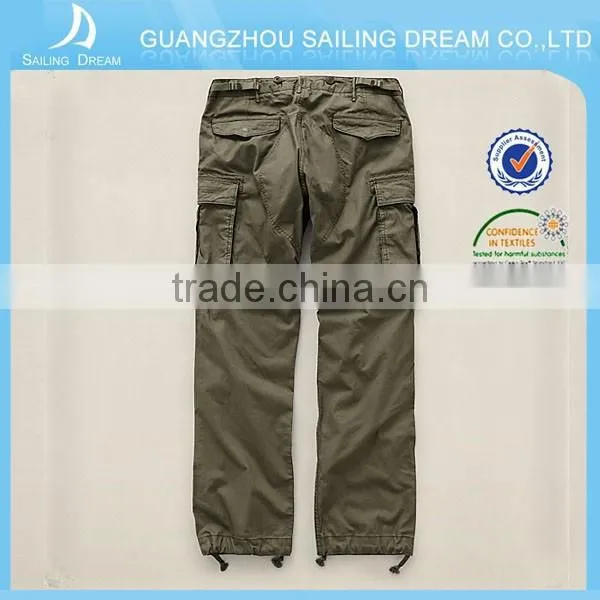 Best Price Pure Cotton Heavy Washed Military Style Cargo Pants photo-2
