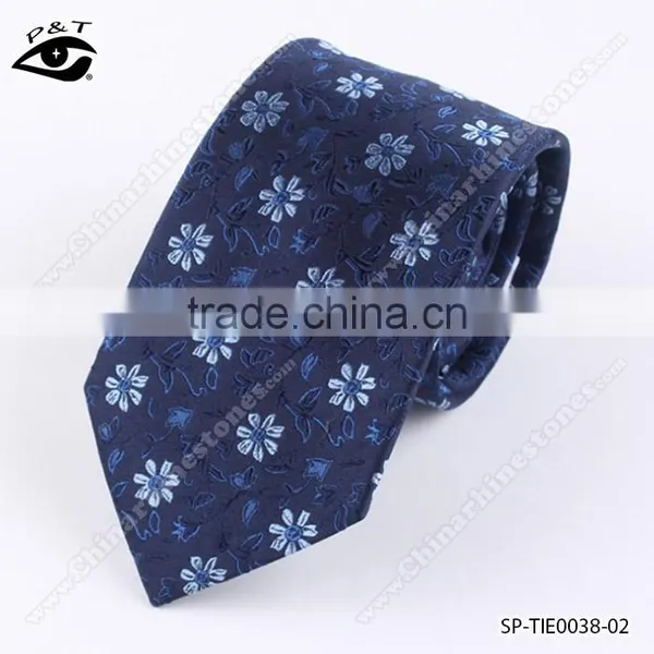 100% Real Silk Tie Wedding Tie Flower Print Classic Men's Necktie photo-5