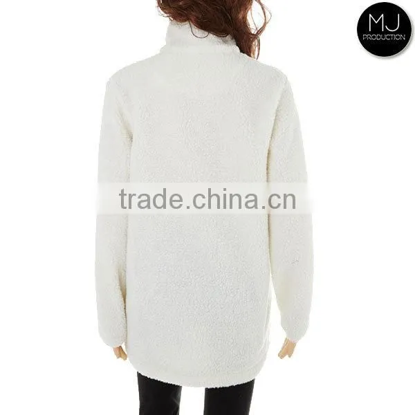 Flash Sale Without Patch Sherpa Fleece Pullover photo-3