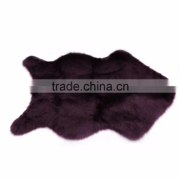 Super Soft Faux Sheepskin Chair Warm Hairy Carpet Seat Pad Plain Skin Fur Plain Fluffy Area Rugs Washable Bedroom Mat photo-5