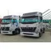 Black 420HP Unloading Heavy Duty Trucking HOWO A7 , 4X2 Truck