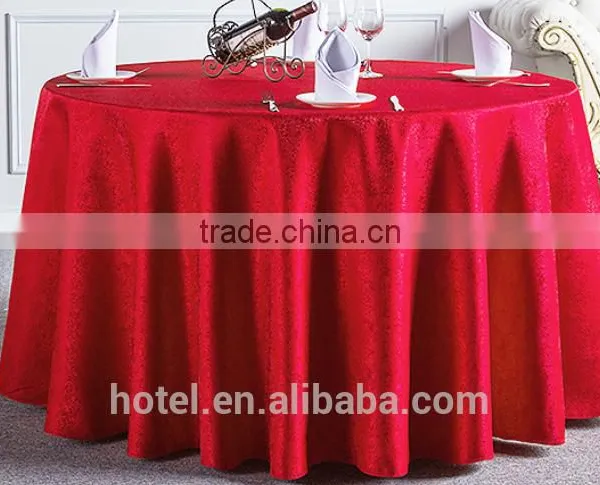 High Quality Restaurant or Hotel Used Table Linen Jacquard Custom Table Cloth photo-3