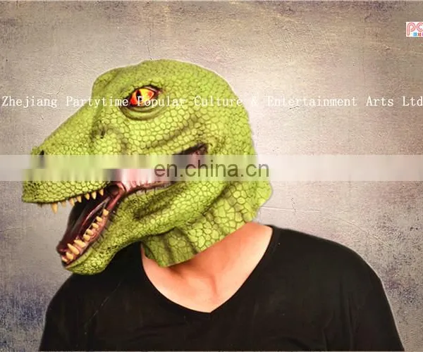 Carnival Halloween Party Crocodiles Latex Head Mask photo-3