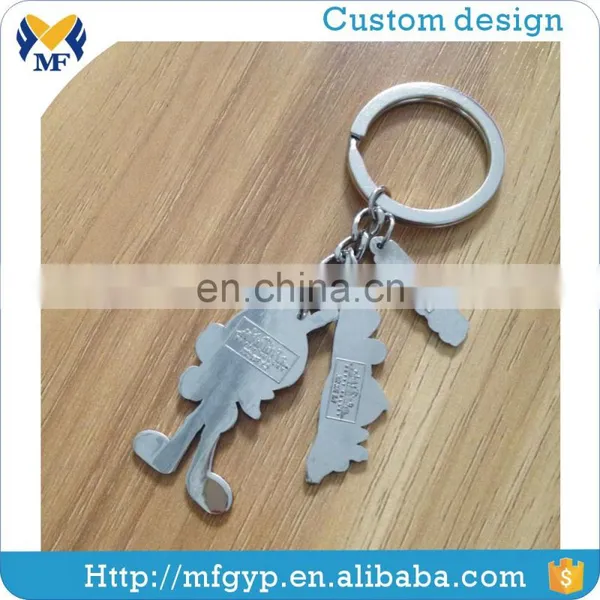New Blank Custom Anime Acrylic Metal Keychain for DIY Gift photo-6