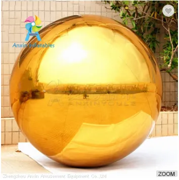 Holidays Decorations Large Hanging Pvc Gold Inflatable Mirror Ball Balloon With Wholesale Price photo-5