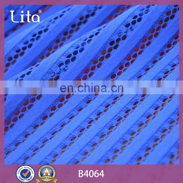Autumn and Winter Fashion Striped Mesh Lace Fabric for Lady Dresses photo-3