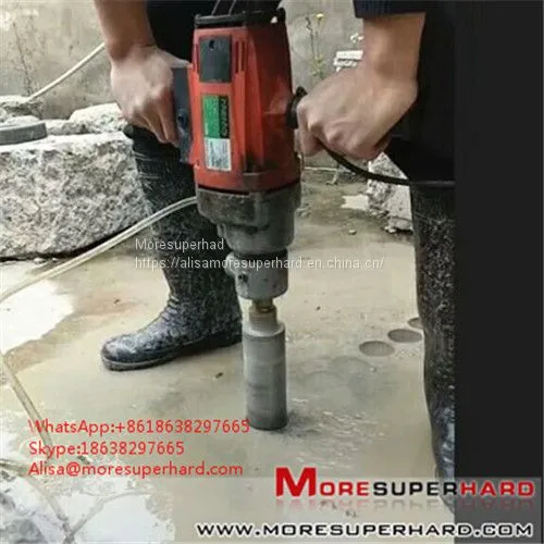 Vacuum Brazed Diamond Core Bits Alisa@moresuperhard.com photo-2