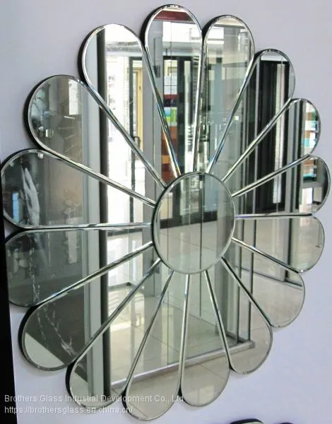 Wholesale Wall Bathroom Decorative Assembled Aluminum Mirror photo-2