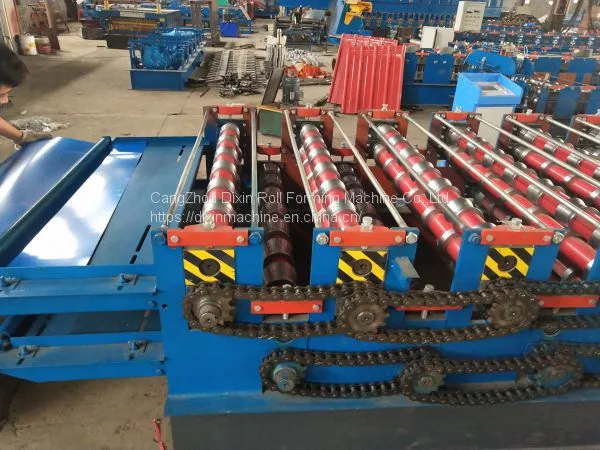 IBR Roofing Steel Tile Double Cold Former Roll Forming Machine With High Quality photo-5