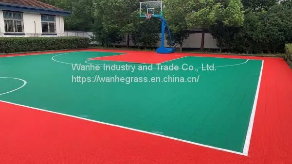 Outdoor Interlocking Plastic Floor Tiles for Sports Court