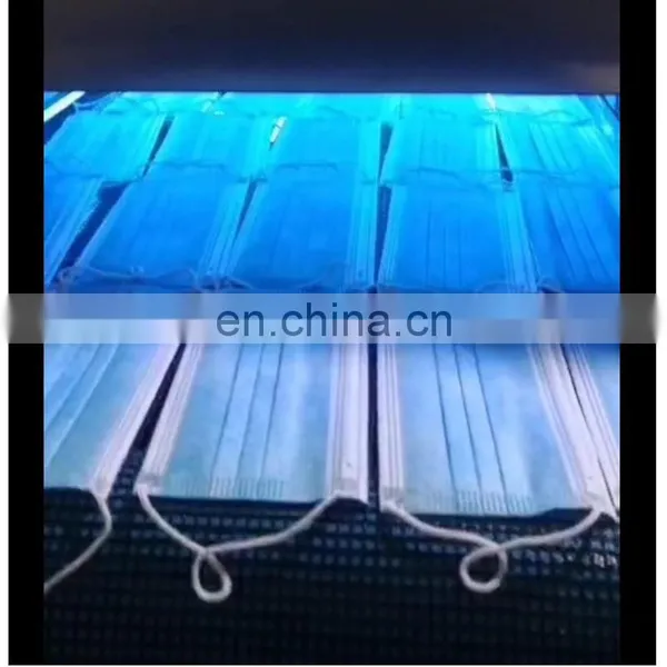 Automatic N95 Kn95 3-layer Plane Disposable Mask Ultraviolet Disinfection Machine photo-4