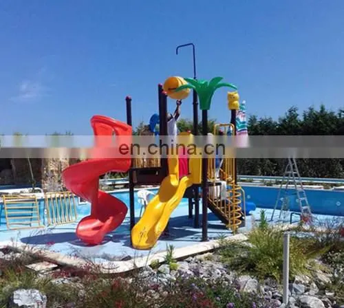 Factory Price JMQ-G128A Swimming Pool Structure Plastic Slide for Kids photo-4