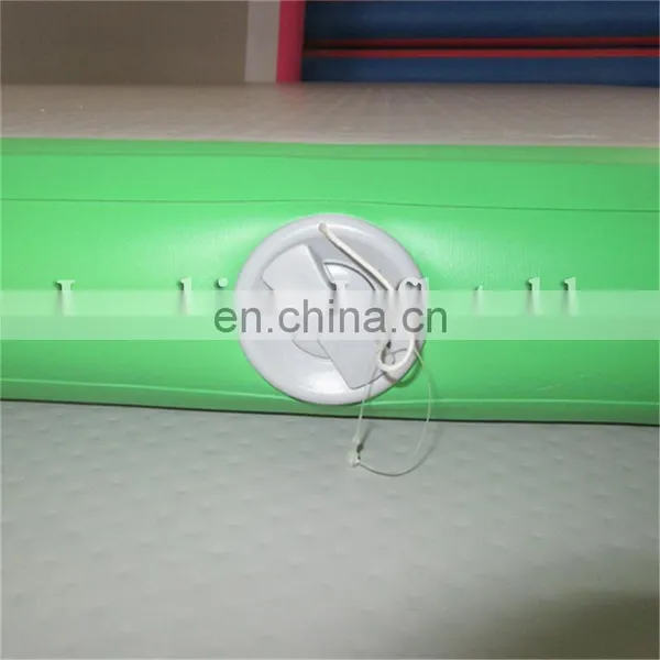 Green Airtrack 6m Inflat Air Track Gym Gymnastics Tumbling Mat With Free Air Pump photo-5