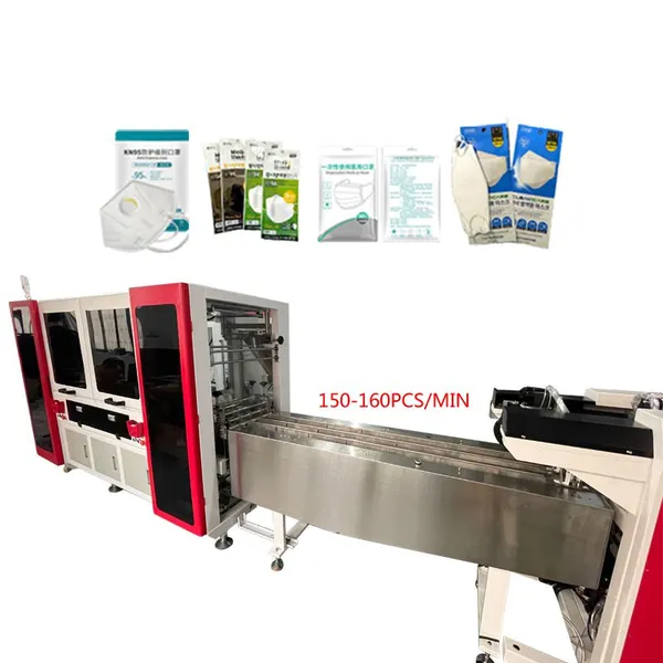 kf94 four-side sealing high-speed packaging machine Kn95 automatic packaging machineCustomized boxing machine manufacturers