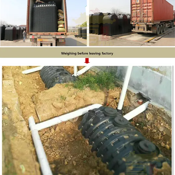 Underground Septic Plastic Material Household Biogas Septic Tank For Sewage Treatment photo-2