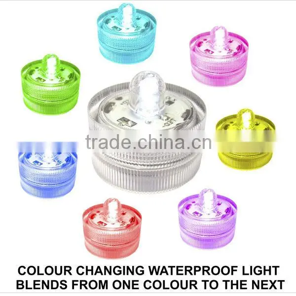 Wholesale LED Subenersible Waterproof Candle Tea Lights-RGB SNL068 photo-2