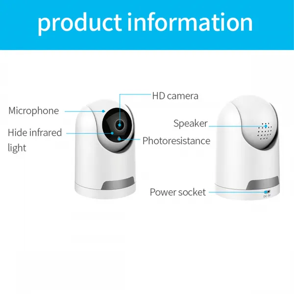 Tuya Smart Life Camera 2M Wireless WiFi Camera Security Surveillance CCTV Camera Baby Moniter photo-2