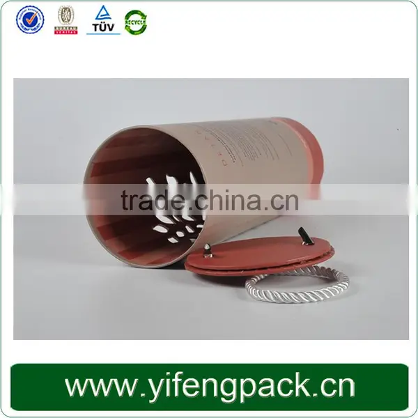 Custom Made Printed Round Gift Box/ Round Cardboard Gift Box/cardboard Cylinder Packaging Box photo-5