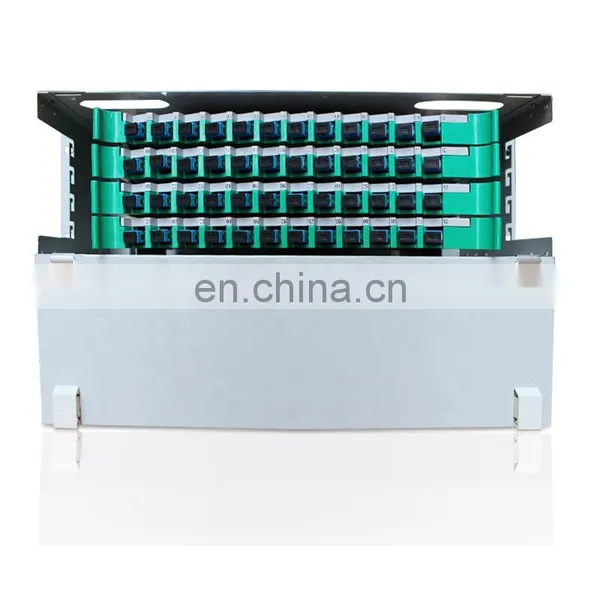 ODF 144 Port Fiber Optic Patch Panel Modulized Splice Tray 19 Inch Rack Mounted ODF photo-5