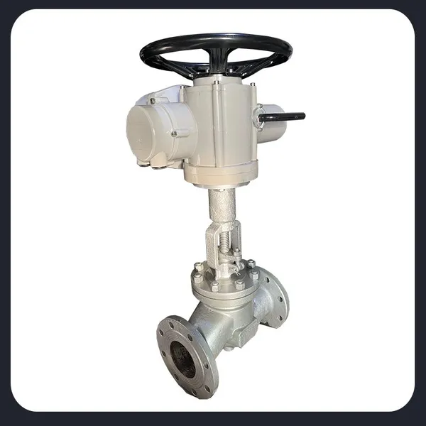 Industrial Bus Type Electric Actuator J941H-16C DN100 Carbon Steel Globe Valve Actuator photo-3