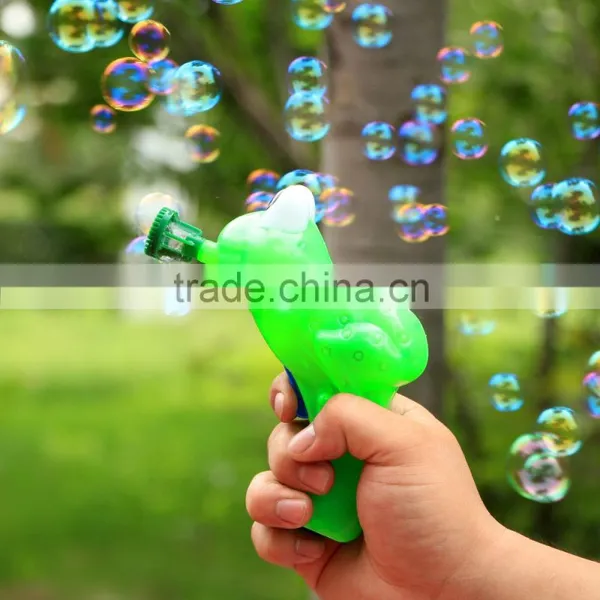Lovely Cartoon Friction Frog Bubble Gun With Lots of Fun photo-3