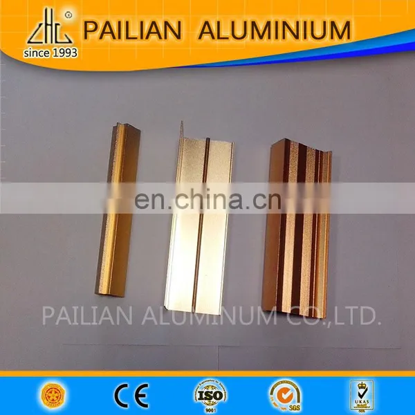Wow!!Elegant Aluminium Furniture Edge,titanium Gold Anodize Aluminum Profile,golden Anodized Aluminium Trimming photo-5