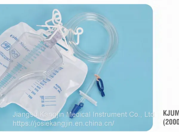High Quality 2000ml Urine Bag Leg Bag Urine Meter photo-3