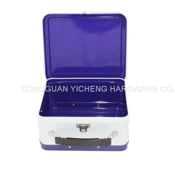 Lunch Handle Tin Box