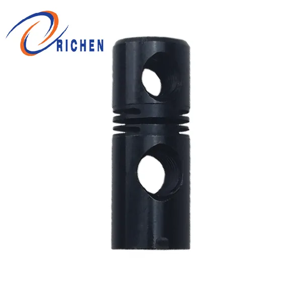 OEM CNC Turning Machining Aluminum Parts With Black Anodizing Surface Treatment for Industrial Equipment photo-5
