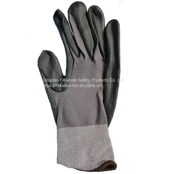 15Gauge Nylon Spandex Liner Nitrile Foam Coated Work Gloves EN388 4131X photo-3