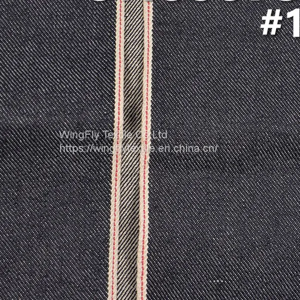 12oz High Quality Clothing Materials Cotton Left Twill Selvedge Denim Fabric for Jeans Jacket photo-3