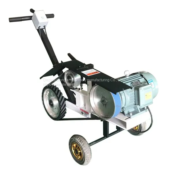 Hand Abrasive Belt Grinder Deburring Grinder Belt Metal Polishing Machine photo-4