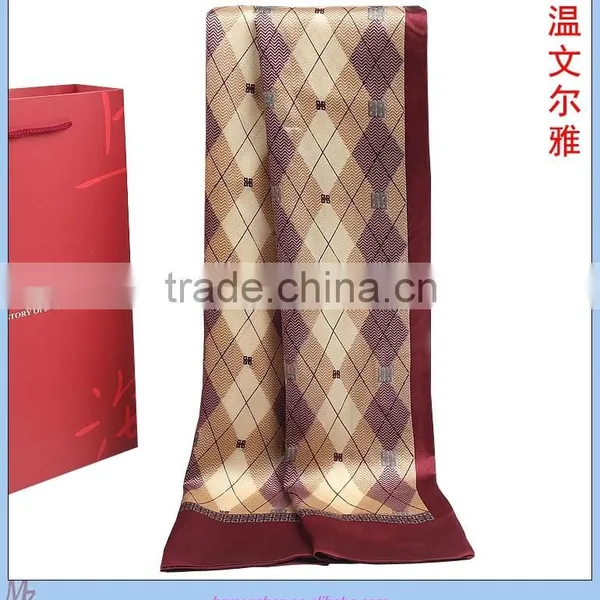 OEM Printed Silk Scarf For Men photo-5