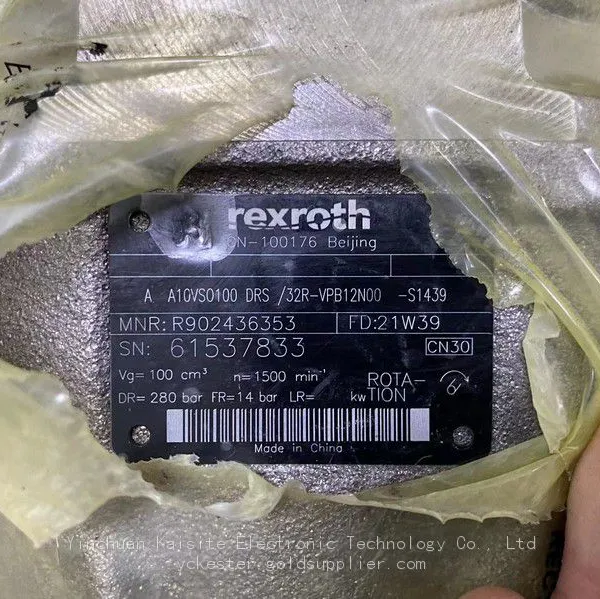 Rexroth High Efficiency Low Noise Level Modular Design Piston Pump A10VSO100DRS/32R-VPB12N00-S1439