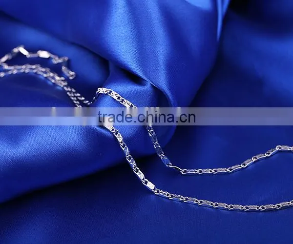 Cheap Price Fashion Rhodium Plated Wholesale Bulk Jewelry Chain Necklace photo-4