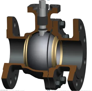 3-Way Flanged Ball Valve With Electric Actuator for Process Control Systems photo-3