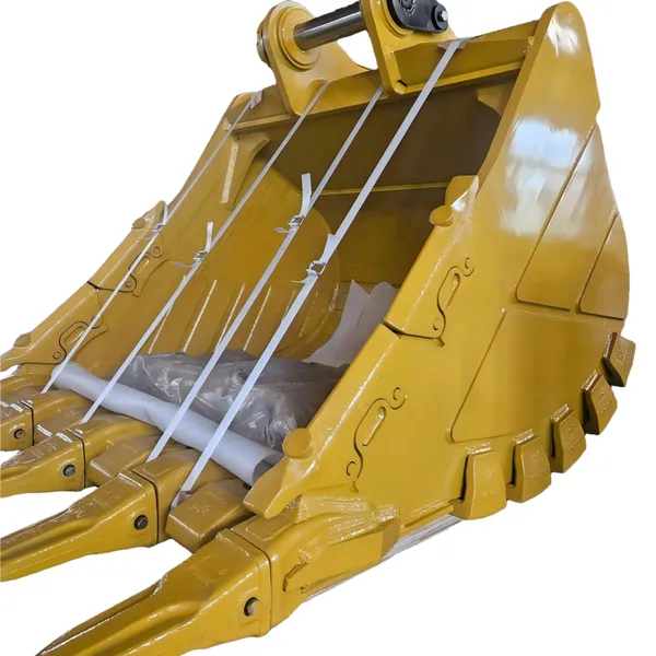 CAT349 Excavator Bucket 3.2CBM Heavy Reinforced Rock Bucket Quarry Mining Buckets photo-5