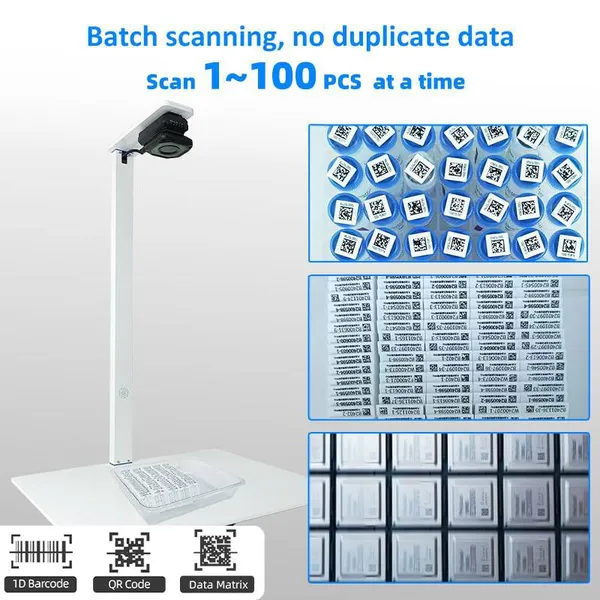 Xingtong Xt8601b Multi-barcode Scanner, Batch qr Code Scanner for Material Boxes, Industrial Intelligent Code Reader photo-3