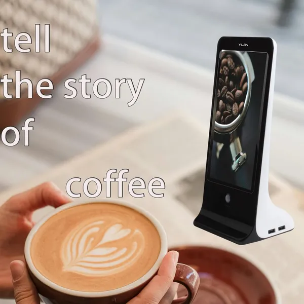 USB Charging Station Based Small Commercial Display 8.5inch Small Advertising Machine photo-4