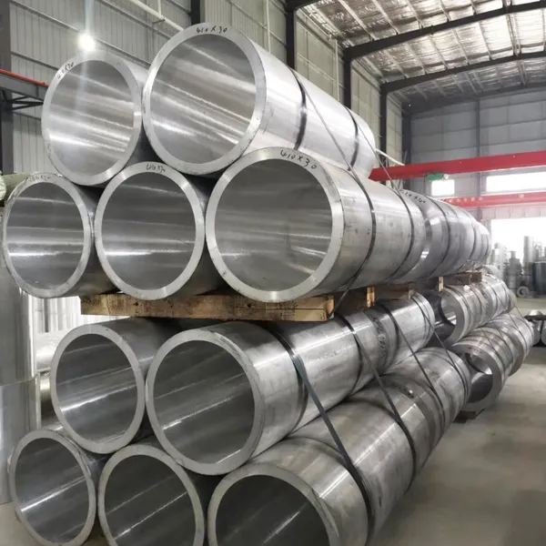 6061-T6 Large Caliber Aluminum Tube 200mm OD x 10mm Wall ASTM B221 Extruded Seamless Pipe for Structural Support photo-4
