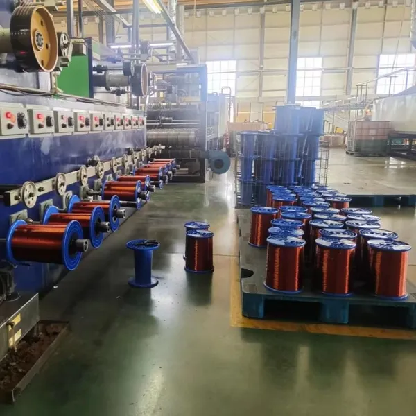 Manufacturer Direct Sales 180 EIW 0.410mm High-Power Relay Class H Heat Resistance Solid Enameled Copper Conductor Wire IP67 photo-3