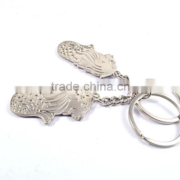Wedding Thank You Gifts for Guests Silver Key Chain photo-3
