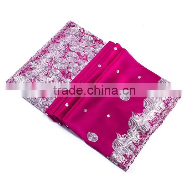 Mitaloo George Lace African Raw Silk George Fabric for Cloth and Party Dress MGP1004 photo-2