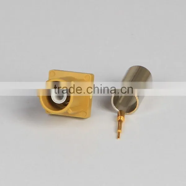 Fakra Crimp Jack Connector Curry Satellitic Radio With Fakra Male Connector for Rg174 Cable photo-3