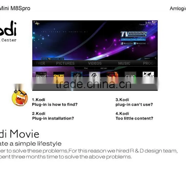 Vensmile T95N Mini M8Spro 2GB/8GB Amlogic S905 T95N Mini M8Spro Android 5.1 Smart tv Box Kodi 16.0 T95n tv Box photo-5