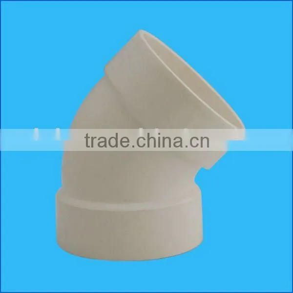 PVC Pipes and Fittings (elbow 45)