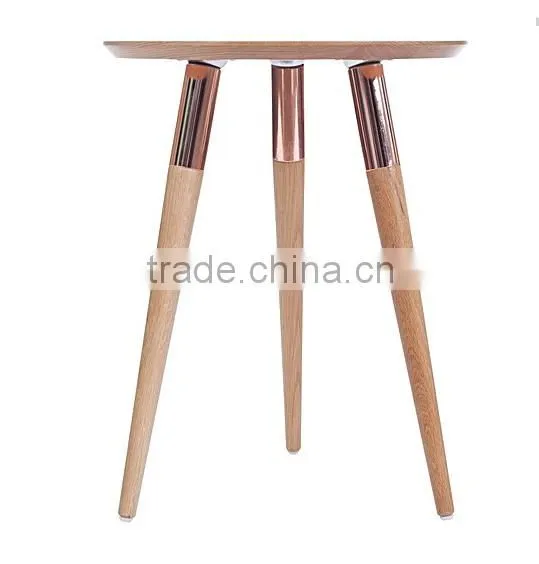 Modern Metal-on-wood Design Phoenix Side Table photo-2