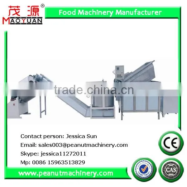 Fried nut processing line