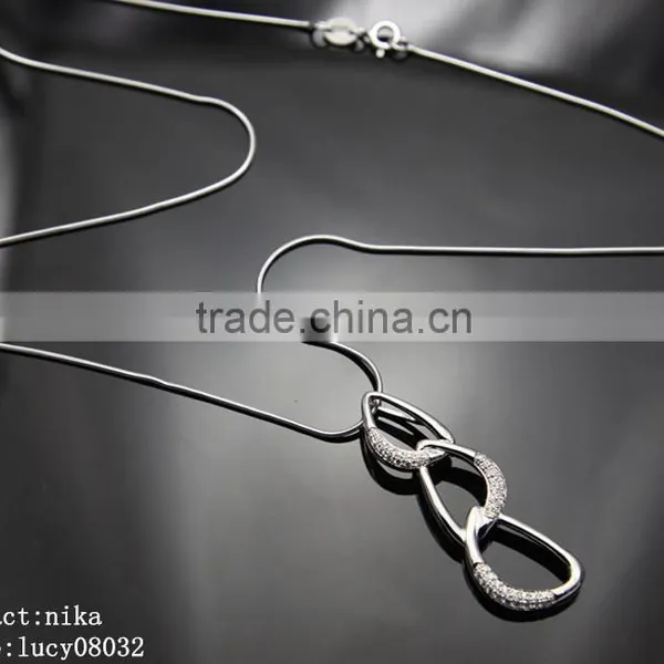 Hot Sale 925 Silver Jewellery Necklace, Wholesale Hot Agate Pendant 925 Silver Jewellery Necklace Quality Choice photo-3