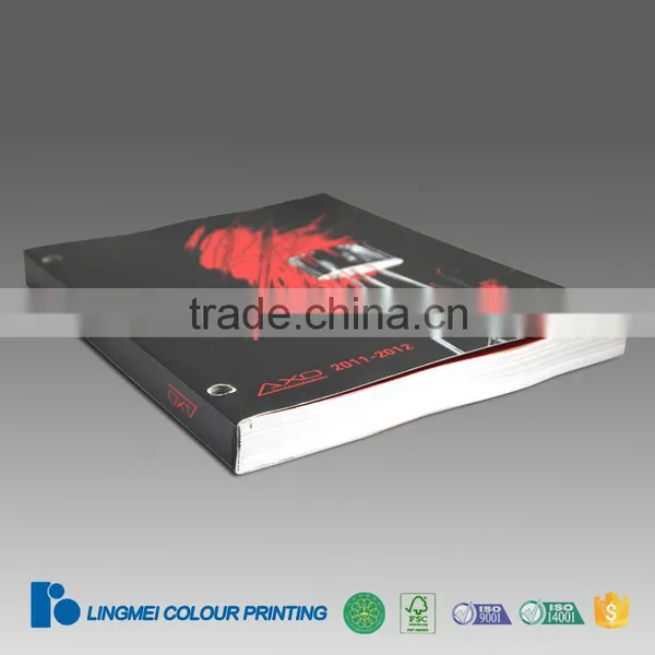 Sewing Binding With 3 Drills on Spine Catalog Print With Lamination Service photo-3